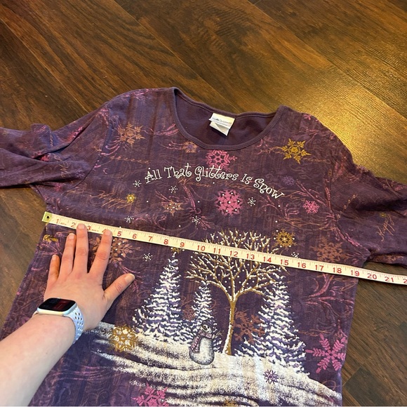 [My Christmas] Winter Wonderland Long Sleeve Tee - Picture 4 of 5